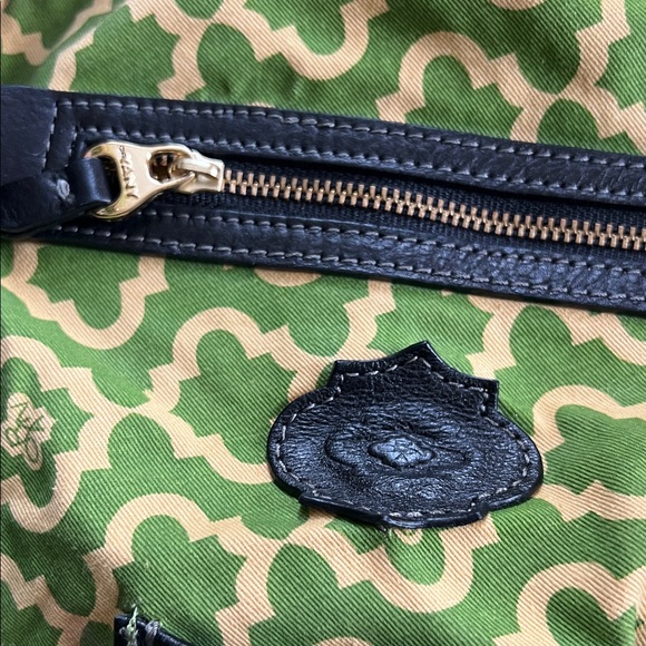 ORYANY Large Canvas Hobo Shoulder Bag Leather Trim | Front & Back Zip Pockets - Picture 6 of 14